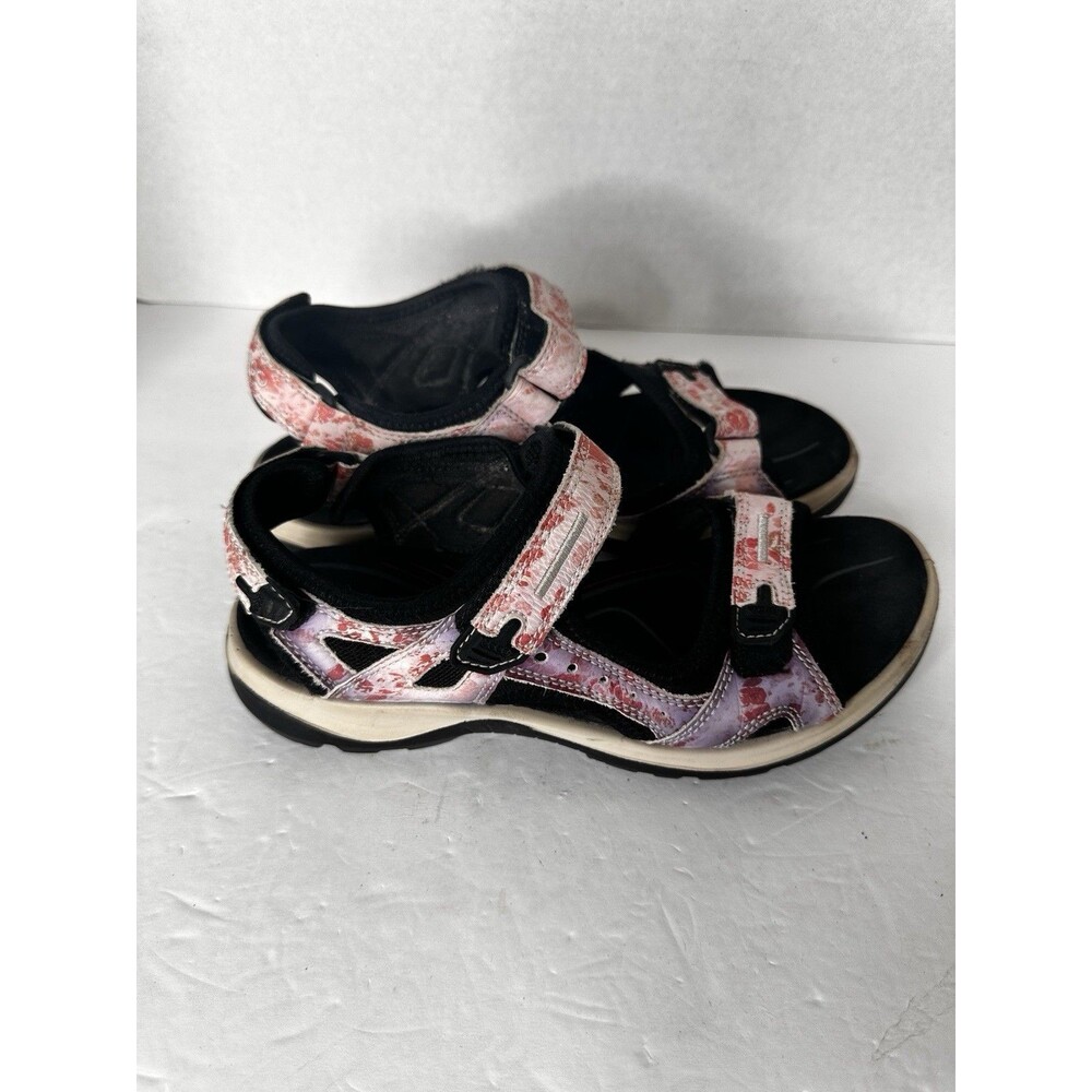 Ecco Yucatan Off Road Hiking Sandals White Pink  Womens 39 8
